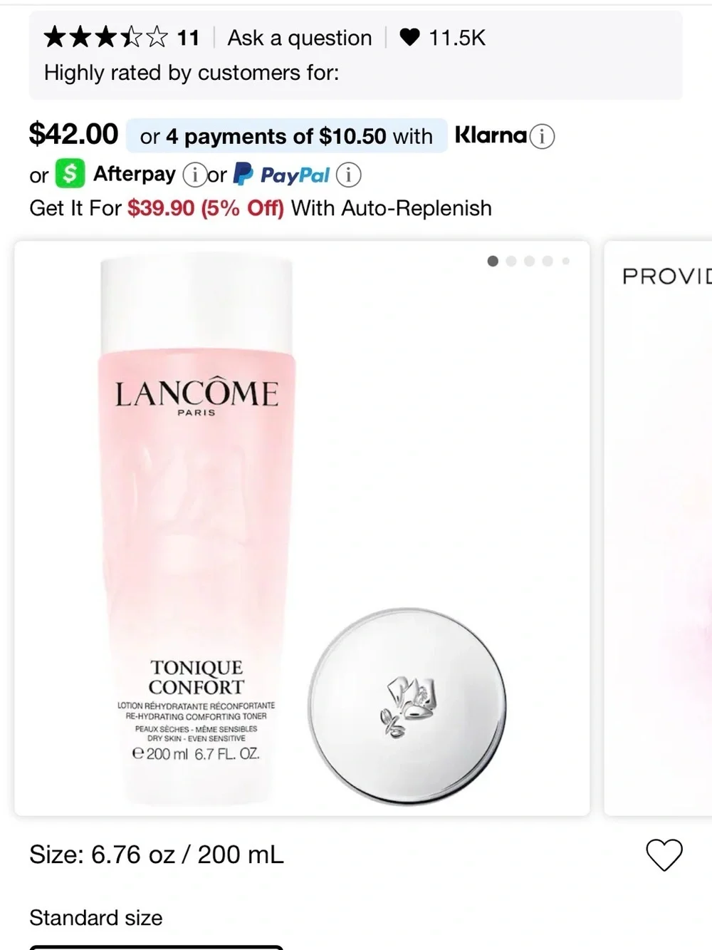 Lancome hydrating toner